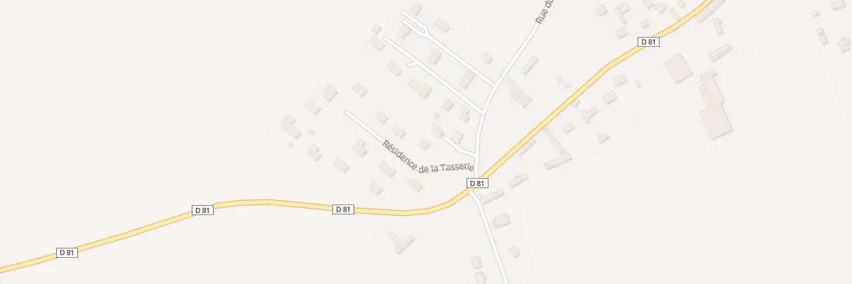 Plan du 1 Lot la Tasserie Rue du Rucher à Vraiville