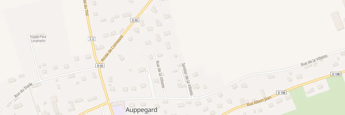 Plan du 94 Sen de la Villette à Auppegard