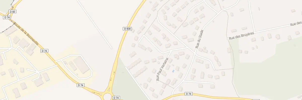 Plan du 1 Rue du Mercantour à La Bonneville-sur-Iton