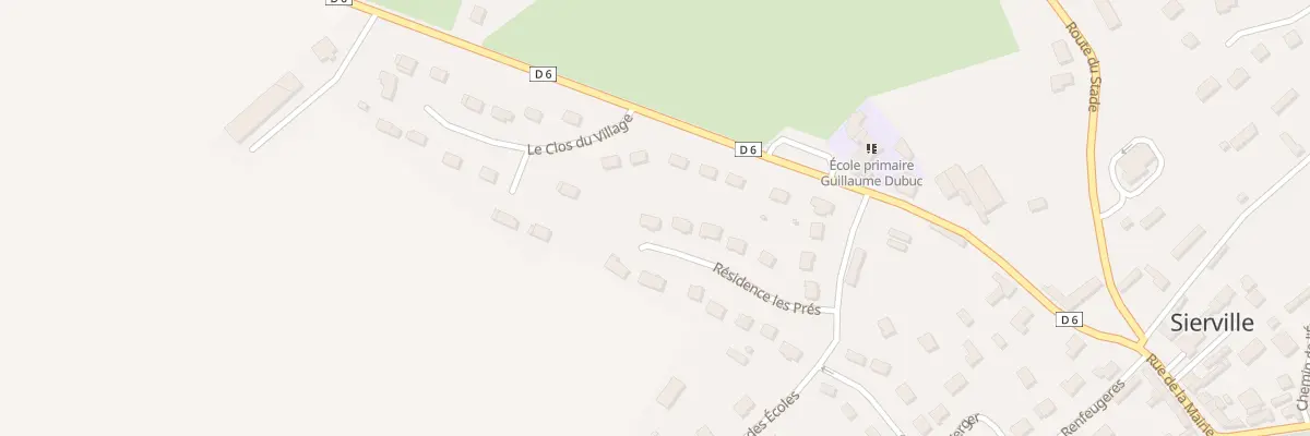 Plan du 9 Res les Pres à Sierville