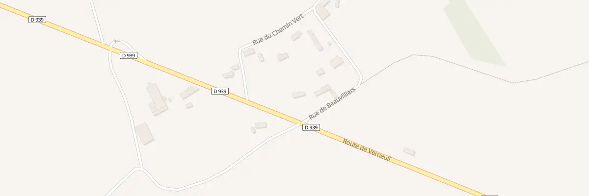 Plan du 14 Rue de Beauvilliers à Fessanvilliers-Mattanvilliers