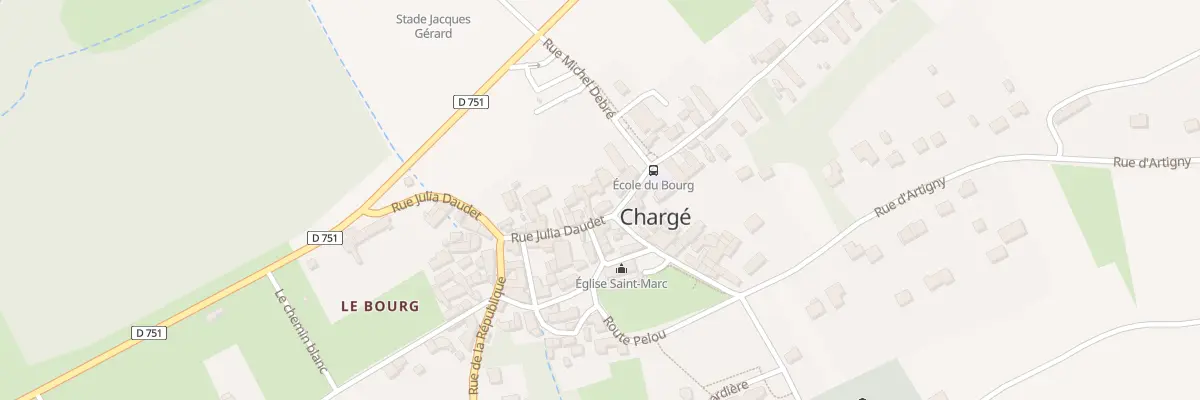 Plan du 2 Rue Julia Daudet à Chargé