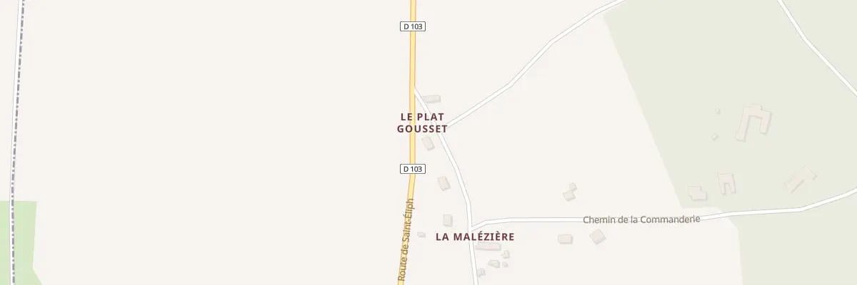 Plan du 62 Rue des Malezieres à Montireau
