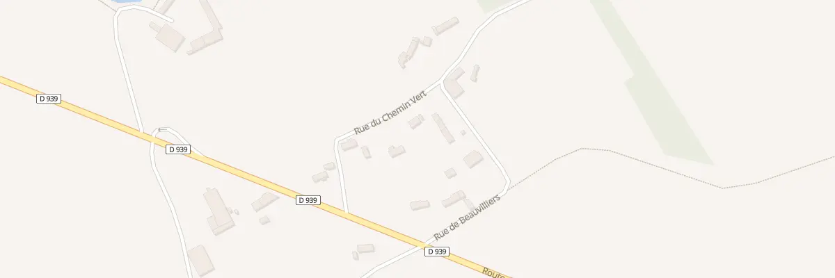 Plan du 1 Rue du Chemin Vert à Fessanvilliers-Mattanvilliers