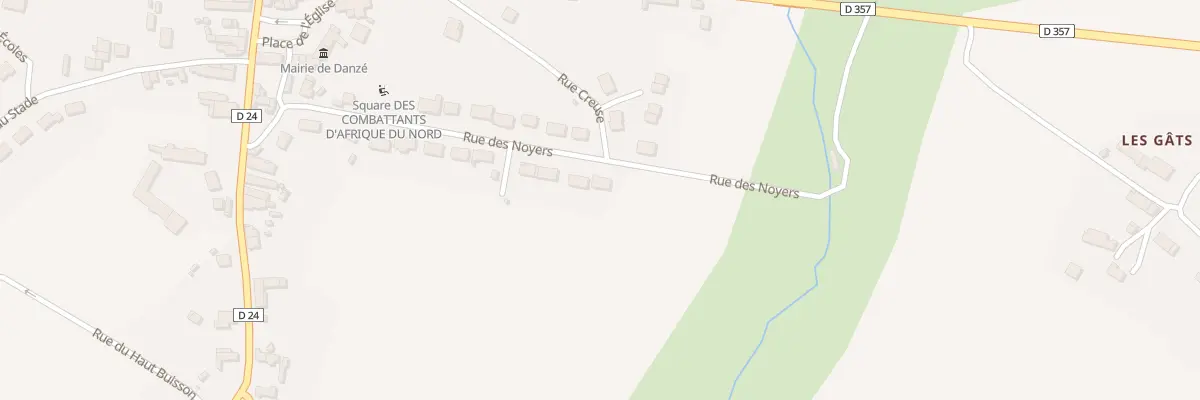 Plan du 26 Rue des Noyers à Danzé