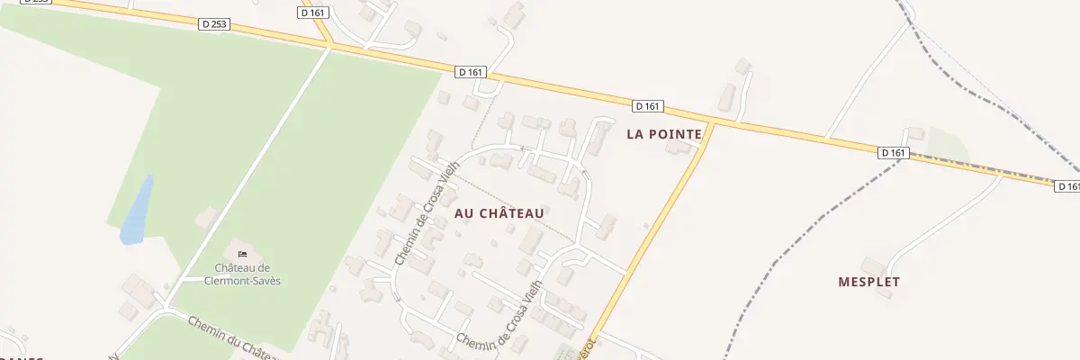 Plan du 172 Chem de Crosa Vielh à Clermont-Savès