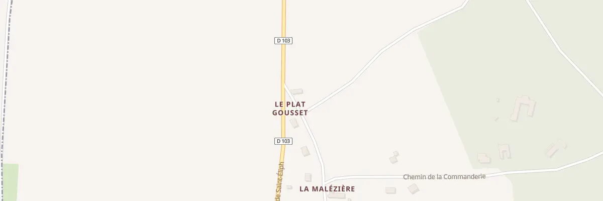 Plan du 22 Le Plat Gousset à Montireau