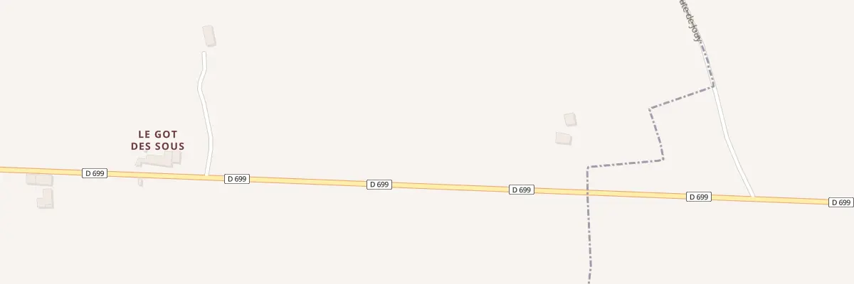 Plan du 5191A De la Lande à Gorre
