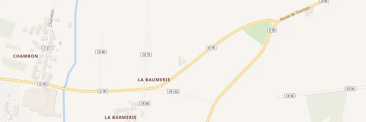 Plan du 2 La Baumerie à Martizay