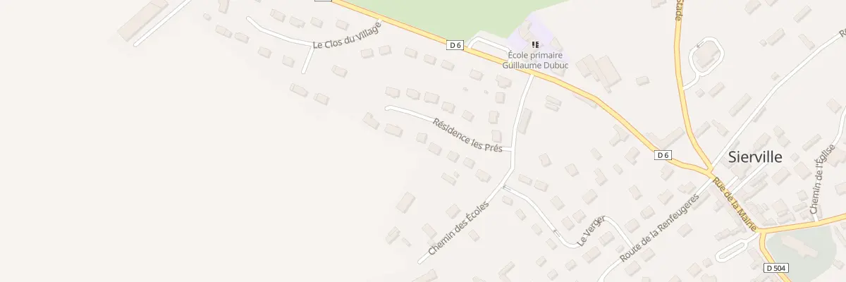 Plan du 8 Res les Pres à Sierville