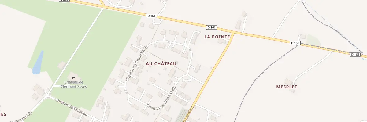 Plan du 138 Chem de Crosa Vielh à Clermont-Savès