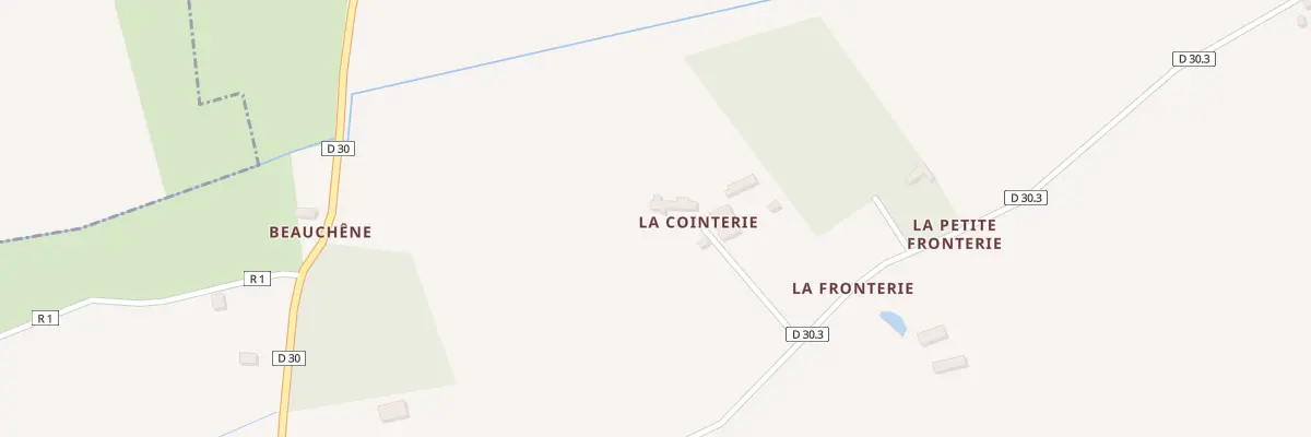 Plan du 1 La Cointerie à Luigny