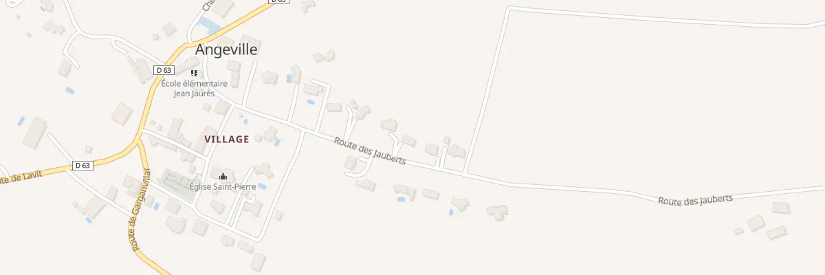 Plan du 309 Rte des Jauberts à Angeville