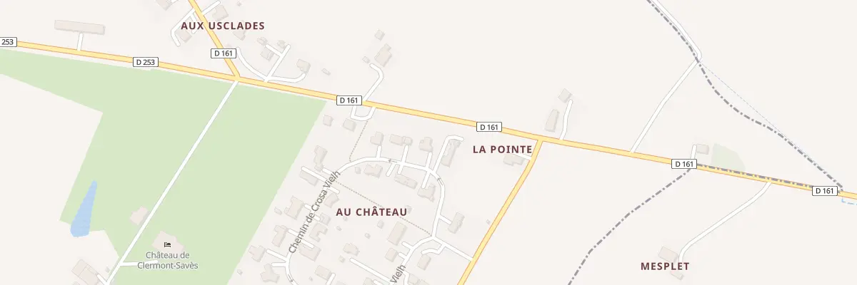Plan du 142 Chem de Crosa Vielh à Clermont-Savès
