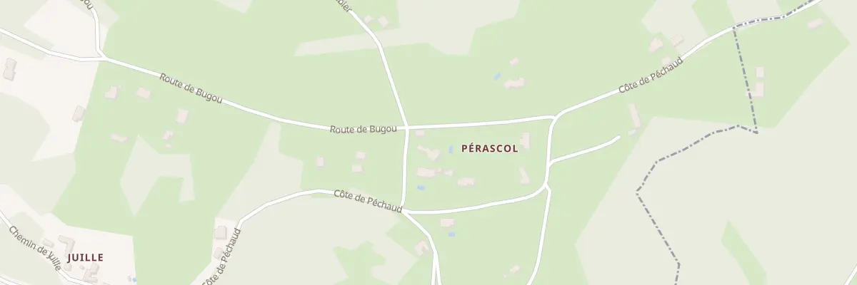 Plan du 150 Pechaud à Sagelat