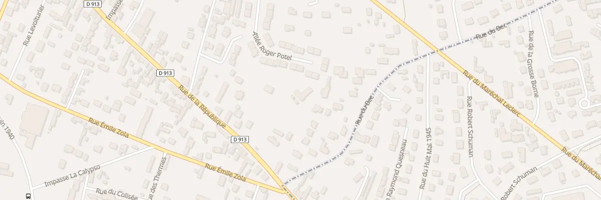Plan du 2B Rue de la République à Caudebec-lès-Elbeuf
