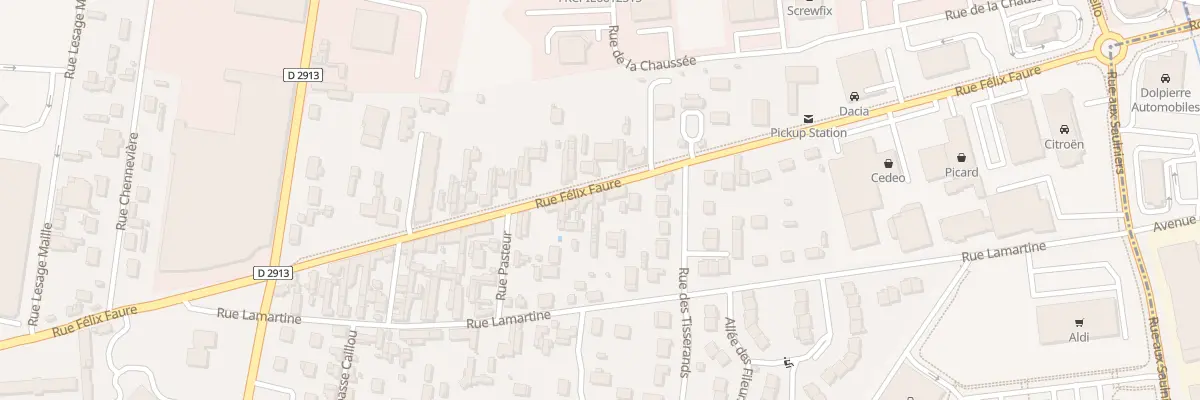 Plan du 481 Rue Félix Faure à Caudebec-lès-Elbeuf