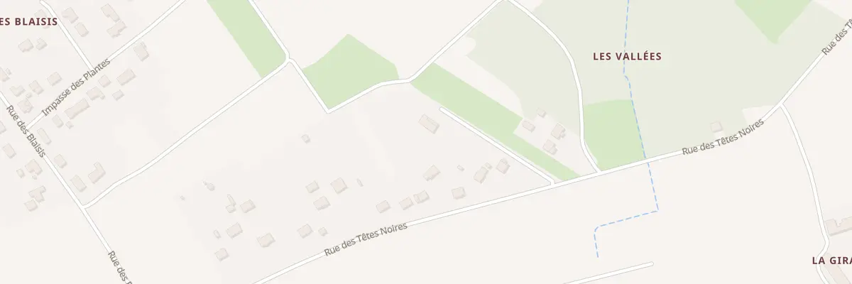 Plan du 9 Rue des Tetes Noires à Chargé