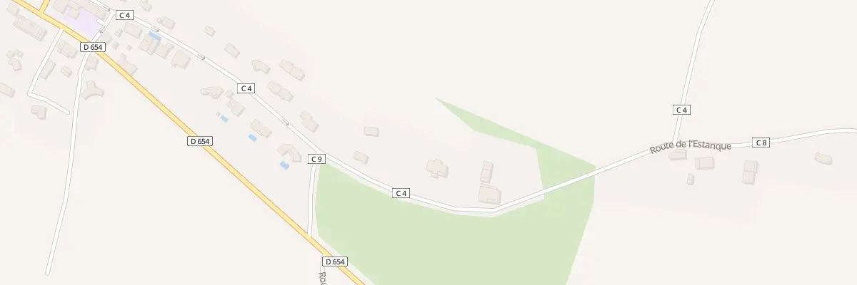 Plan du 171 Rte de l’Estanque à Monbrun