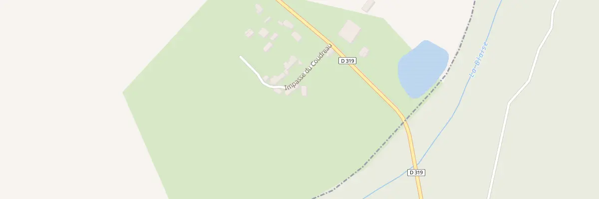 Plan du 5 Imp du Coudreau à La Framboisière