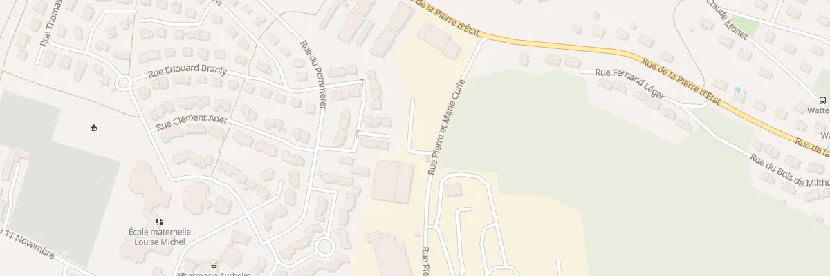 Plan du 87 Rue Pierre et Marie Curie à Petit-Couronne