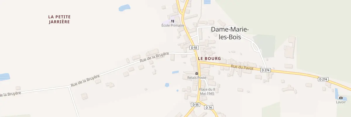 Plan du 1 Rue de la Bruyère à Dame-Marie-les-Bois