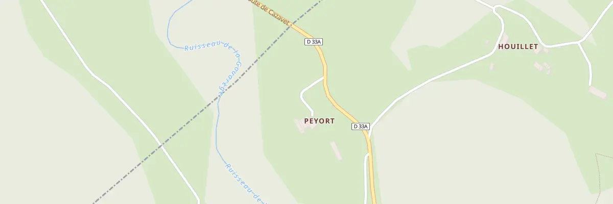 Plan du 1 Peyort à Cazavet