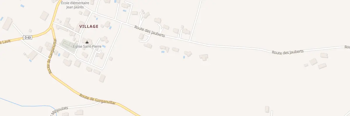 Plan du 352 Rte des Jauberts à Angeville