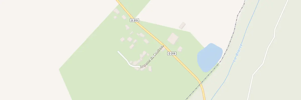 Plan du 2 Imp du Coudreau à La Framboisière