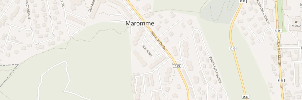 Plan du 11 Rue Alain à Maromme