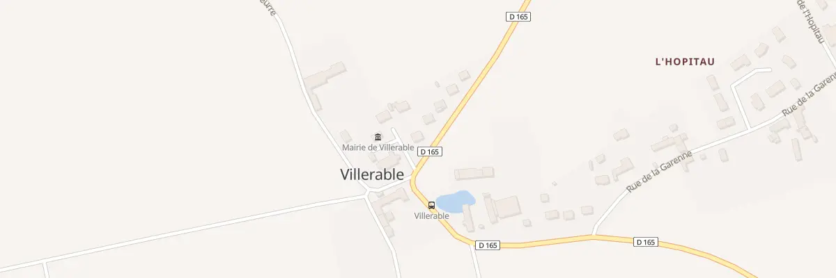Plan du 1 Rue des Bles à Villerable