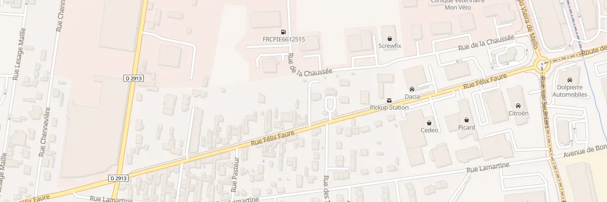 Plan du 442 Rue Félix Faure à Caudebec-lès-Elbeuf
