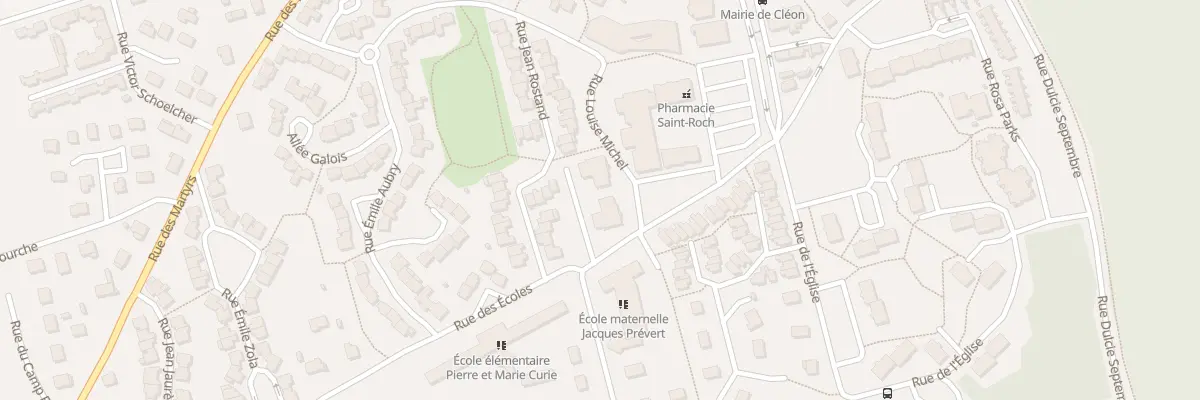 Plan du 55 Rue Louise Michel à Cléon