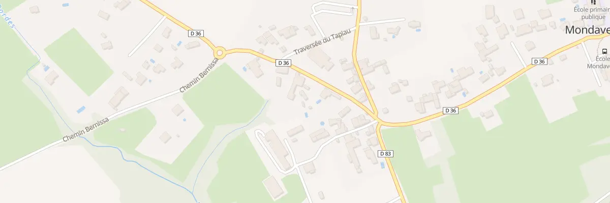 Plan du 151 Tapiau à Mondavezan