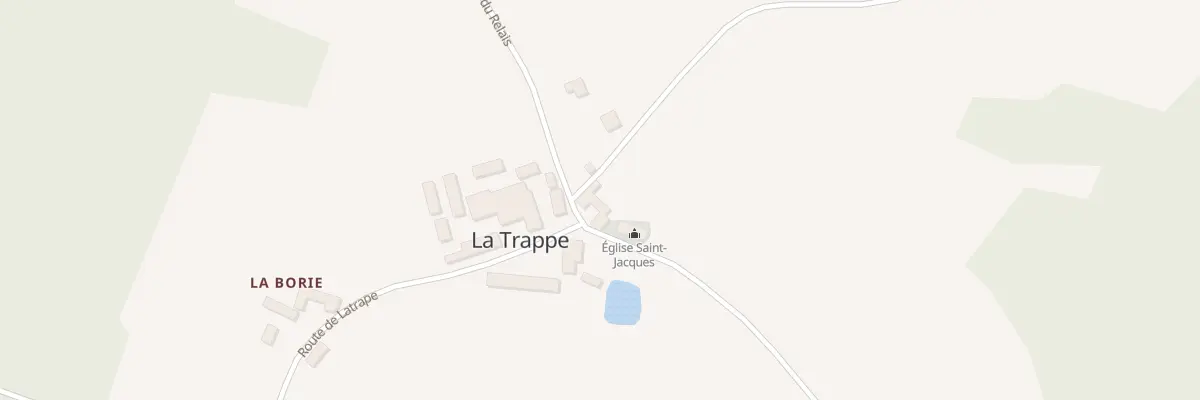Plan du 8 Le Bourg de Latrape à Mazeyrolles