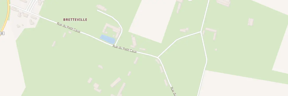 Plan du 5058 Bretteville à Varneville-Bretteville