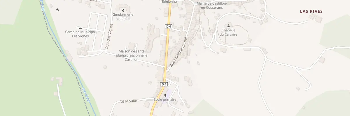 Plan du 3 Rue François Camel à Castillon-en-Couserans