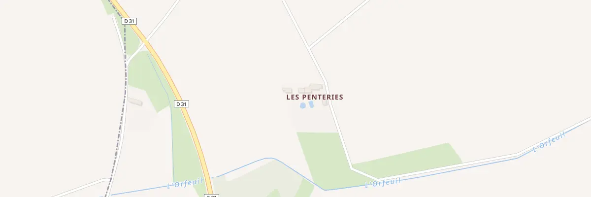 Plan du 1 Les Penteries à Saint-Quentin-sur-Indrois