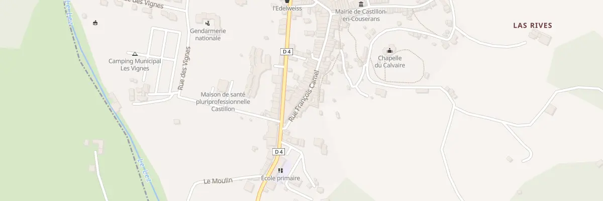 Plan du 5 Rue François Camel à Castillon-en-Couserans