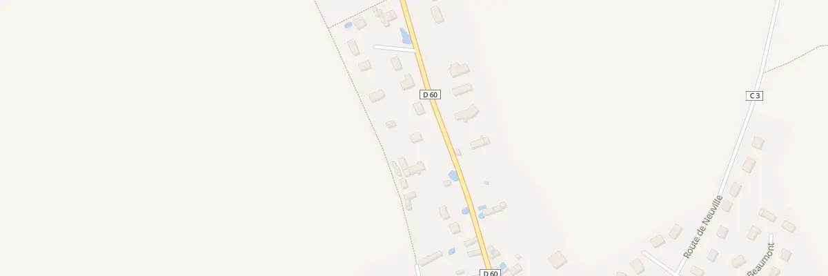 Plan du 43 Rte de Claville à Caugé