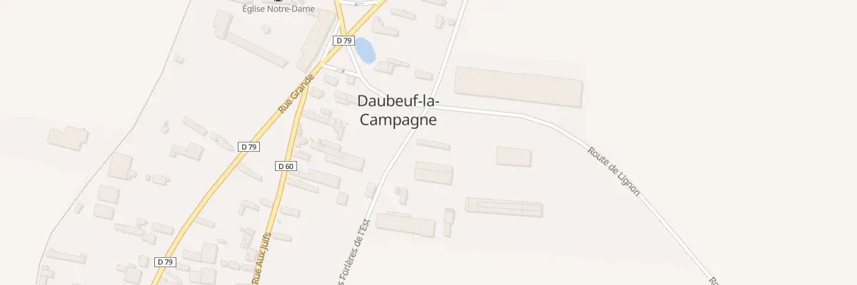 Plan du 4 Rue Forieres de l’Est à Daubeuf-la-Campagne
