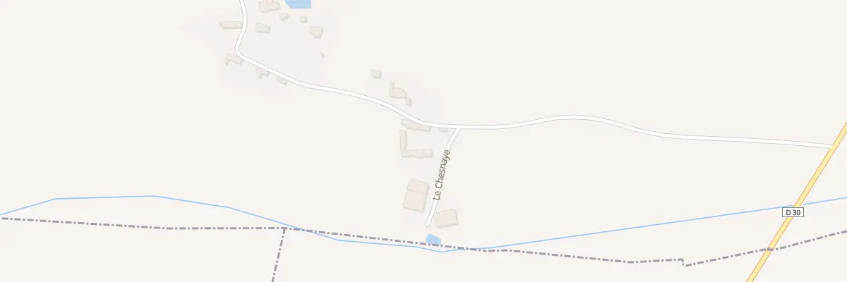 Plan du 2 Le Chesnaye à La Croix-du-Perche
