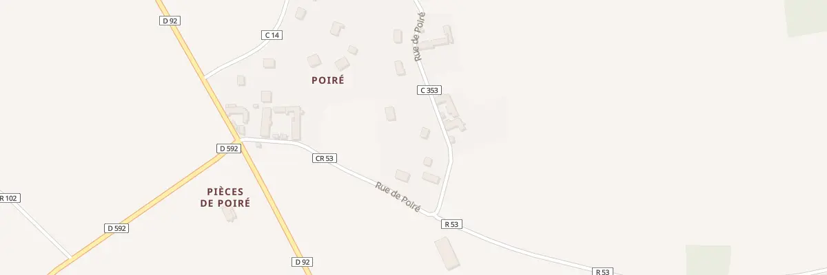 Plan du 17 Rue de Poire à Perrusson