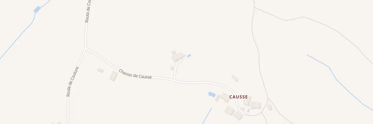 Plan du 265 Che de Caussé à Montesquieu