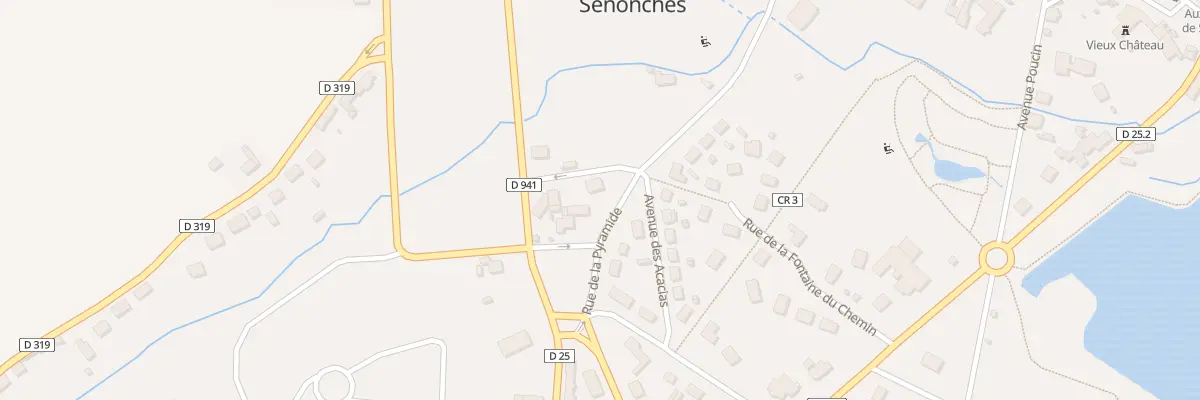 Plan du 14 Rue de la Pyramide à Senonches