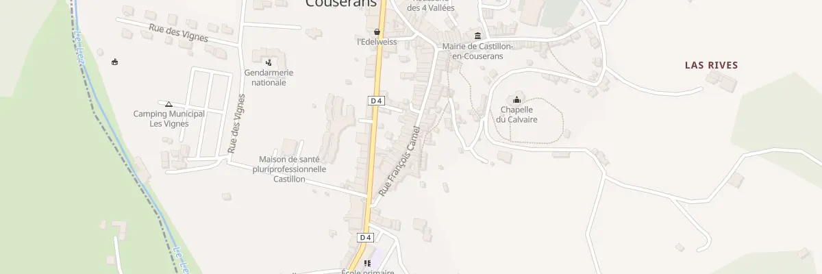 Plan du 19 Rue François Camel à Castillon-en-Couserans