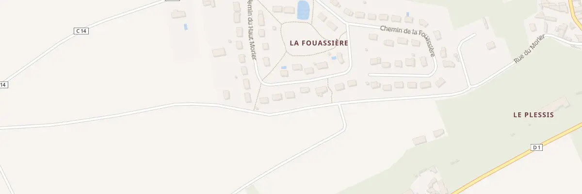 Plan du 15 Che du Haut Morier à Limeray