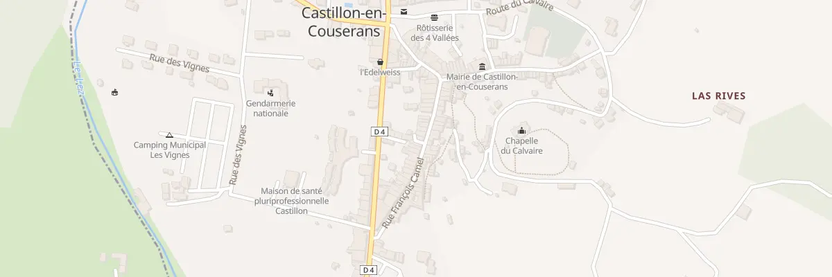 Plan du 401 Rue Del Gardayre à Castillon-en-Couserans