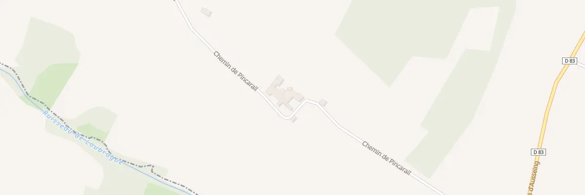 Plan du 38 Pincarail à Montclar-de-Comminges