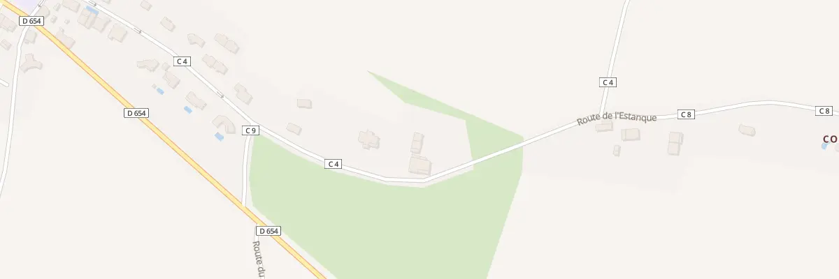 Plan du 179 Rte de l’Estanque à Monbrun